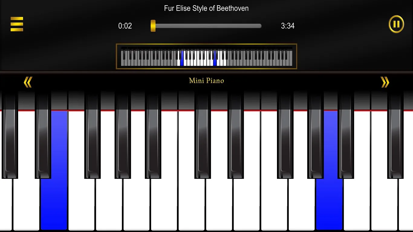 Mini Piano ® screenshot 4