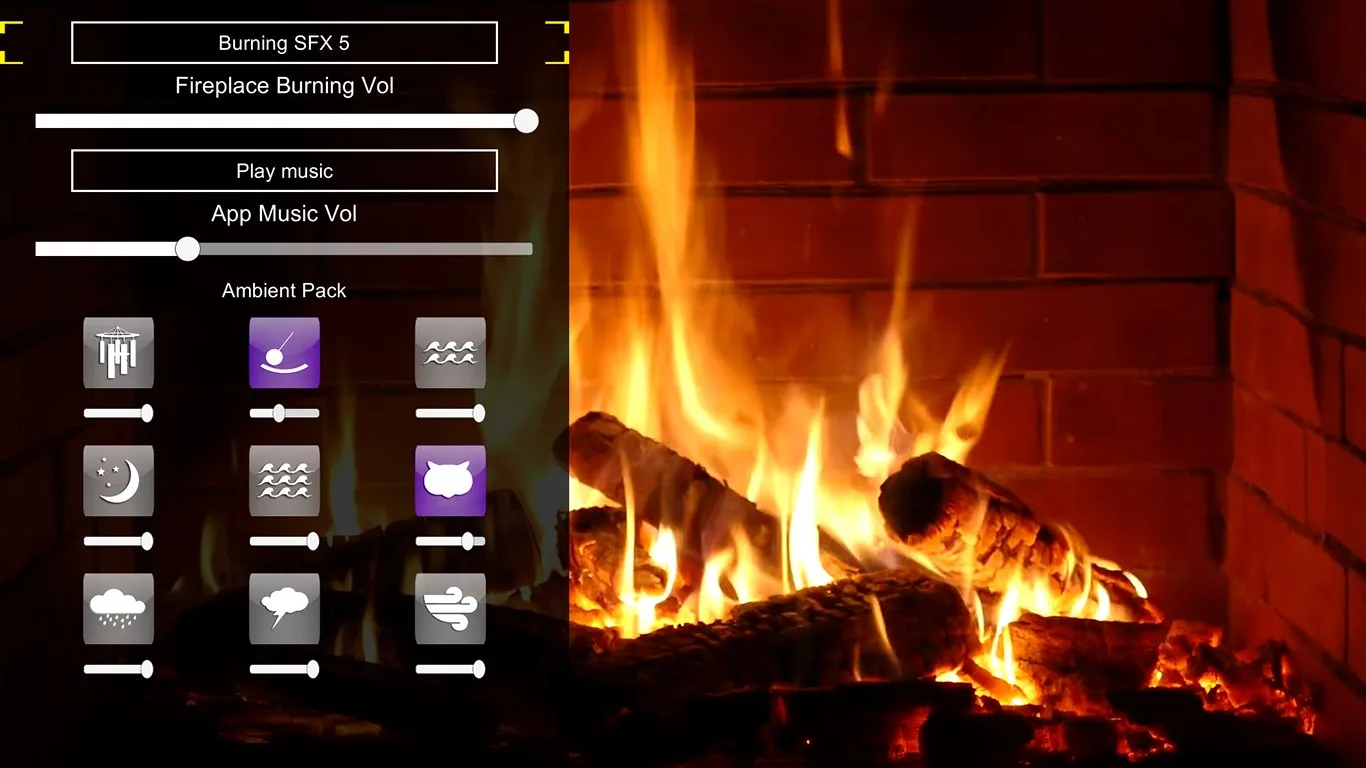 Virtual Fireplace screenshot 5