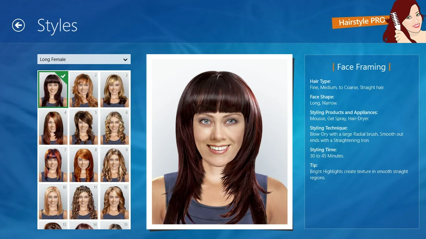 Hairstyle PRO screenshot 1