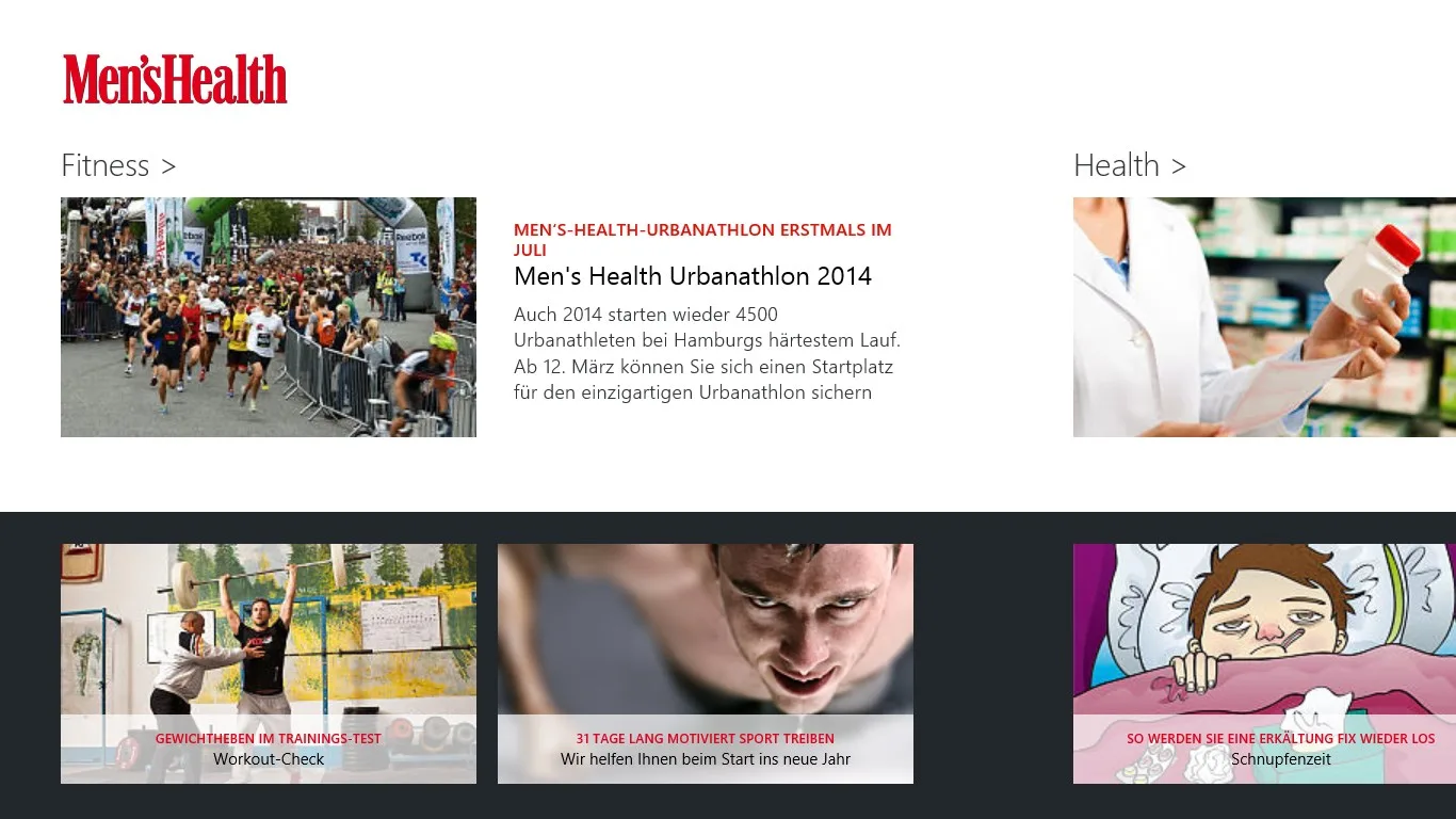 Men´s Health screenshot 1
