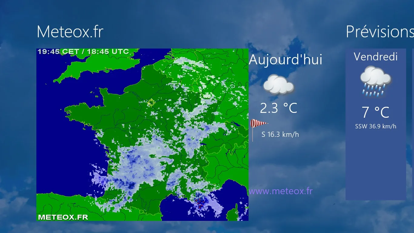 Meteox.fr screenshot 1