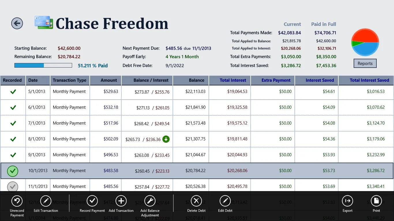 Debt Tracker screenshot 3