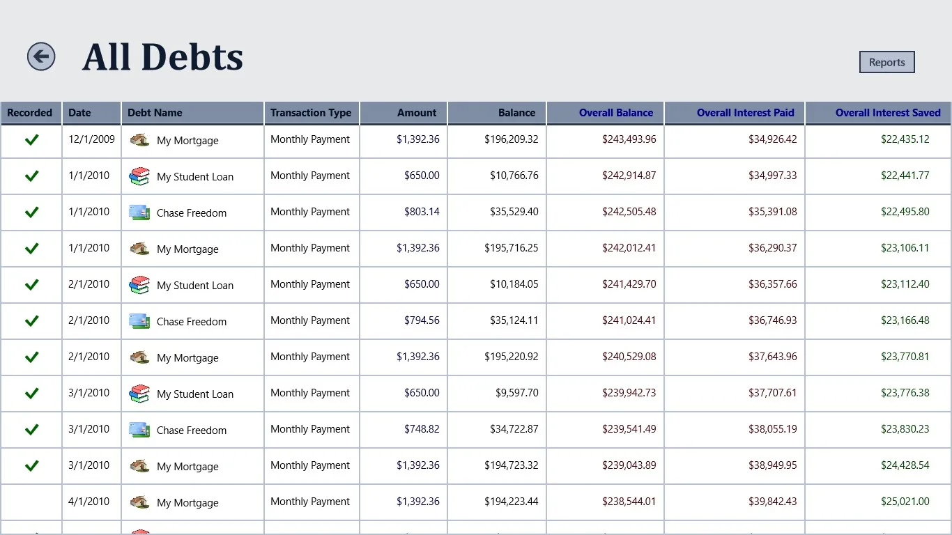 Debt Tracker screenshot 4