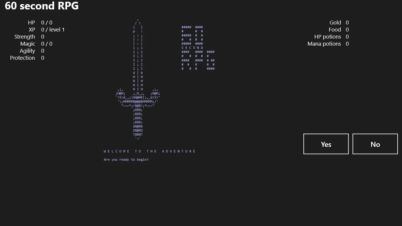 60 second RPG screenshot 1