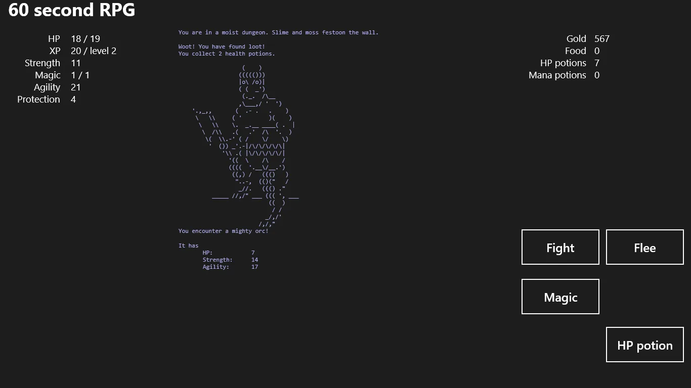 60 second RPG screenshot 2