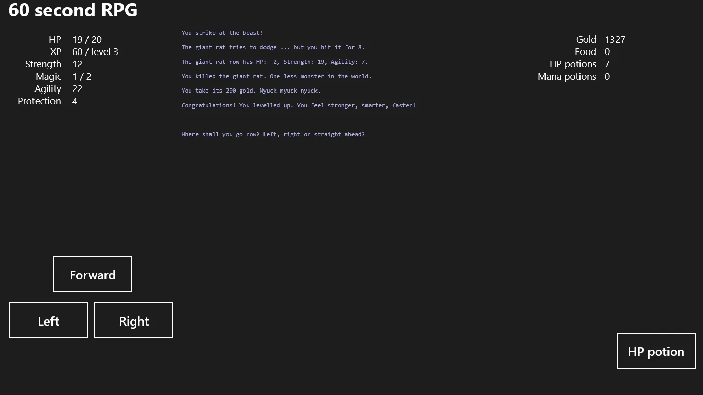 60 second RPG screenshot 3