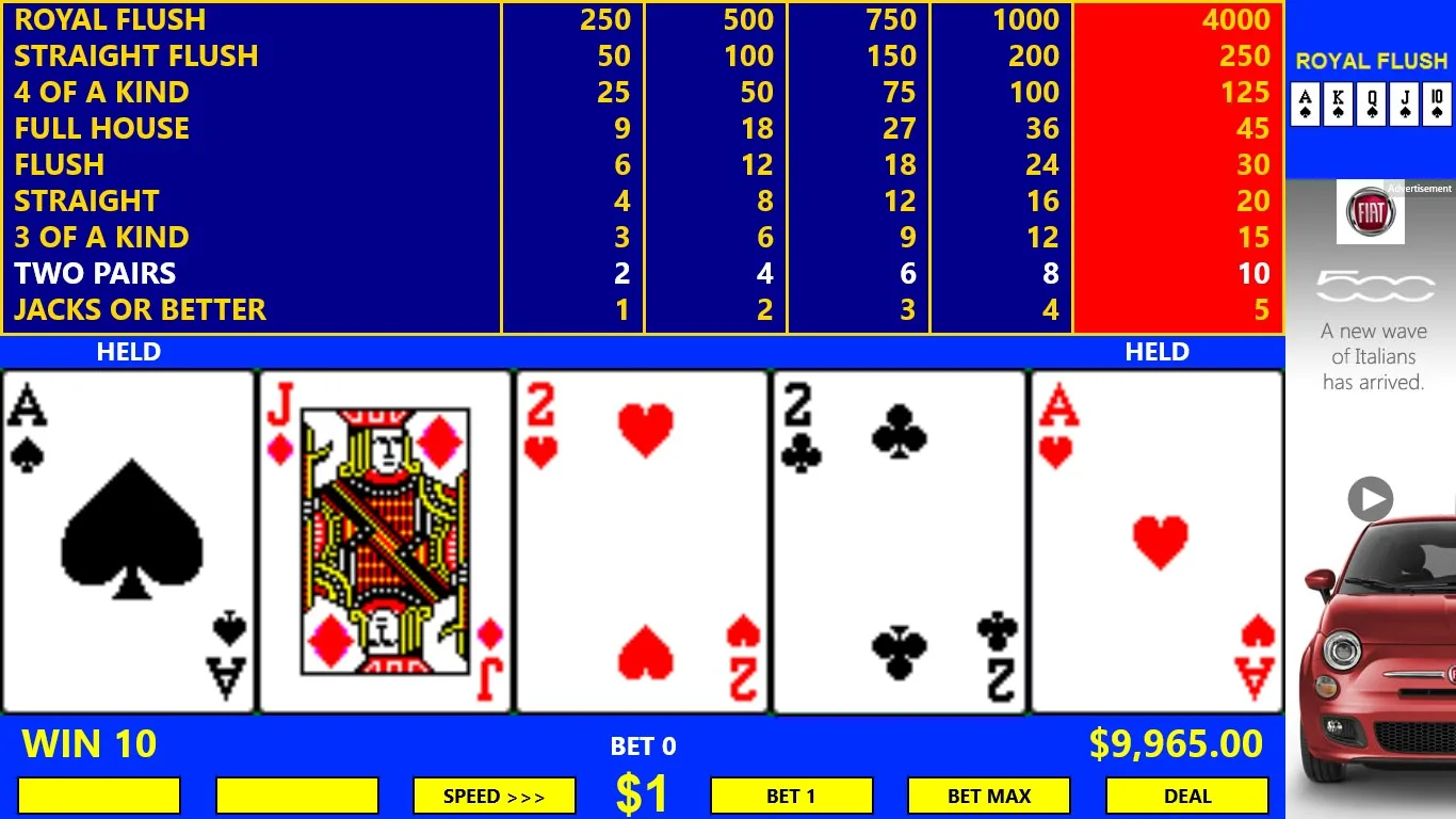 Royal Flush screenshot 2