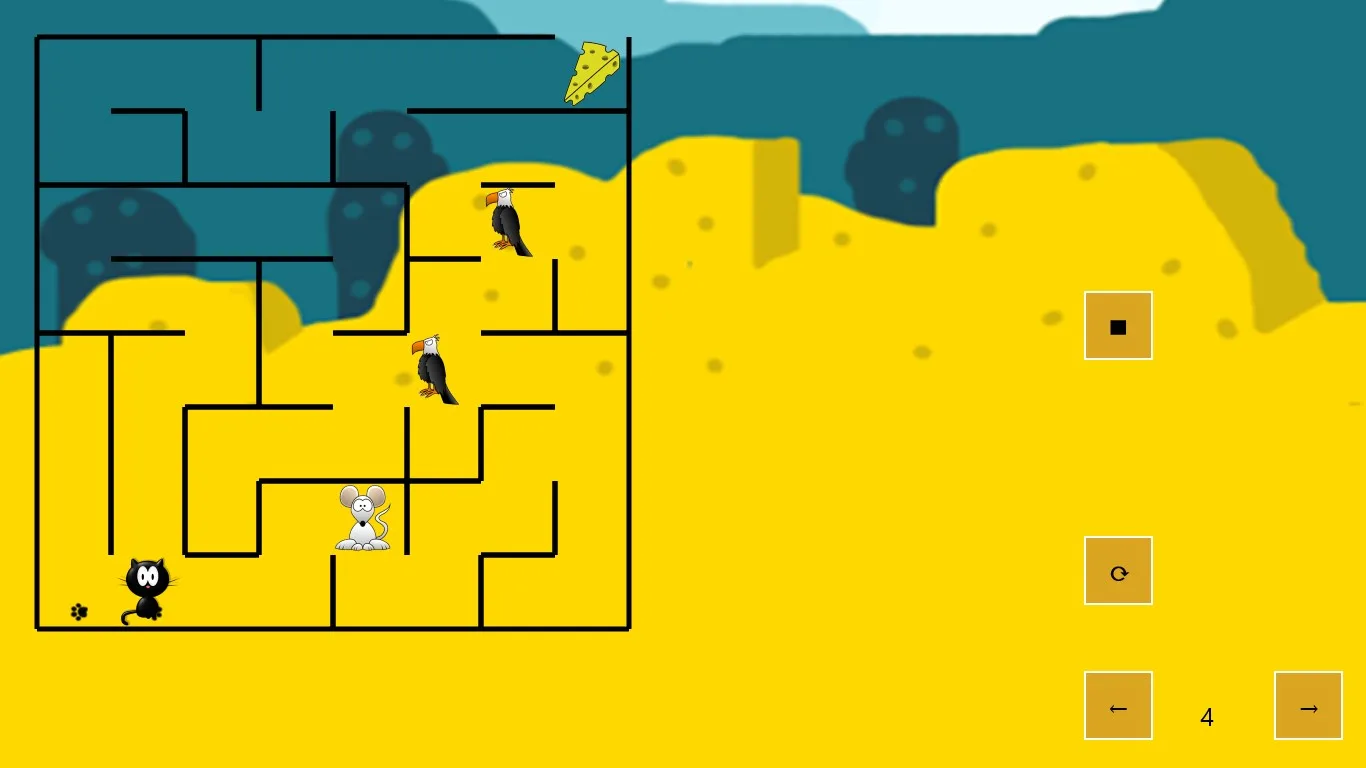 Cheese Chase (Cat vs Mouse) screenshot 1