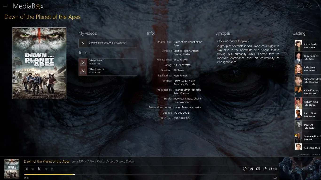 MediaBox screenshot 2