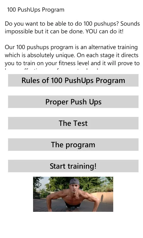 100 PushUps screenshot 1