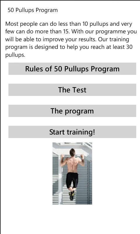 50 PullUps screenshot 1