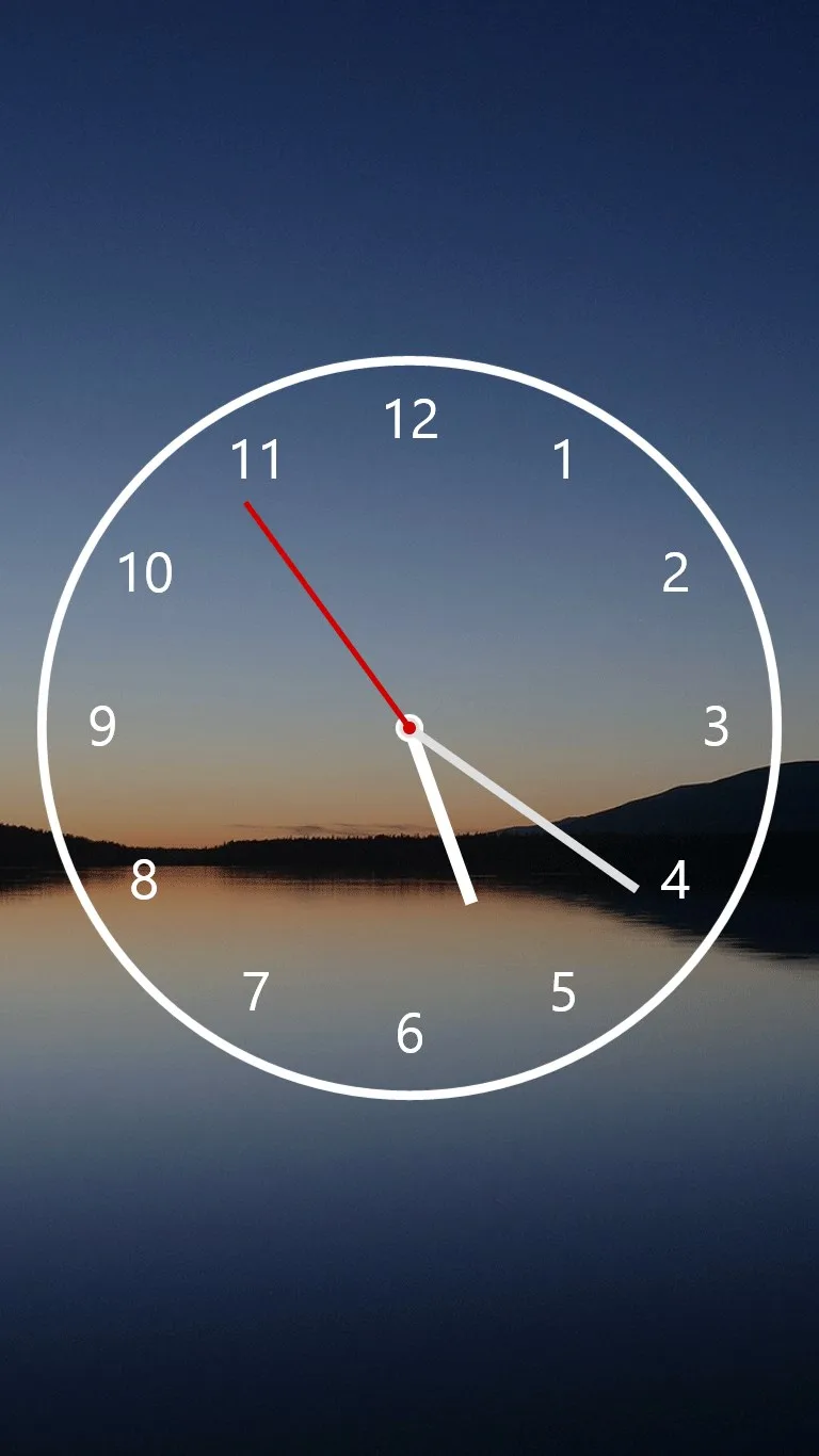 Nightstand Analog Clock screenshot 2