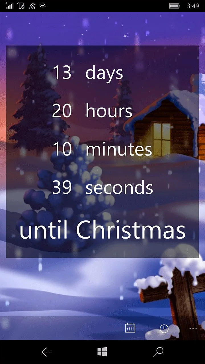 The Christmas Countdown screenshot 1