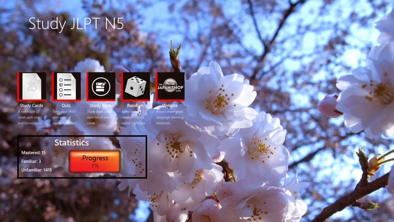 Study JLPT N5 screenshot 1