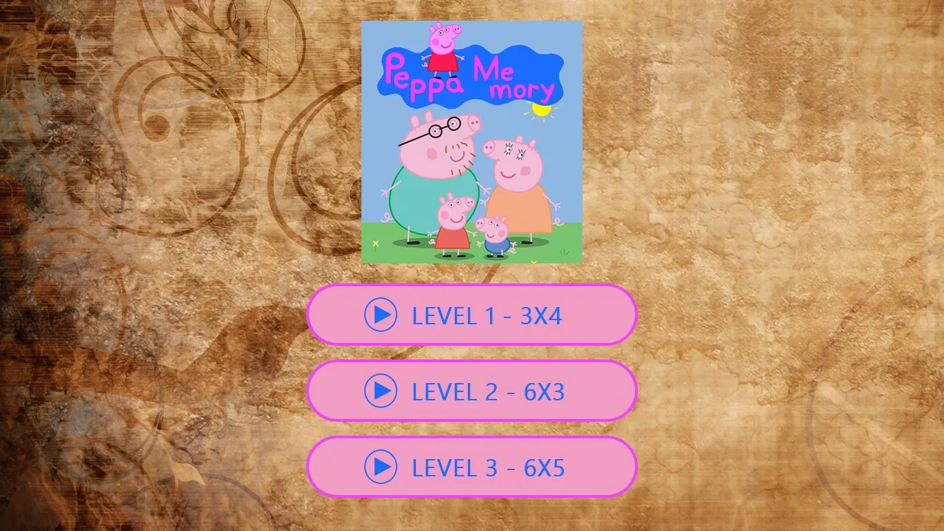 Peppa Memory screenshot 1