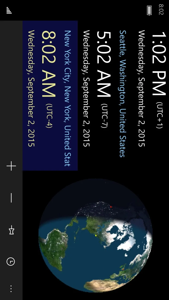Globe Time screenshot 2