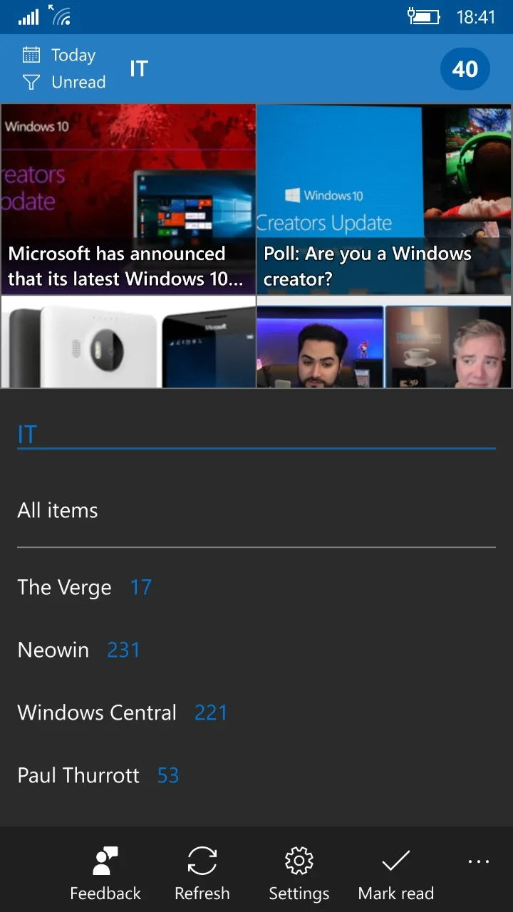 Feed Viewer screenshot 1