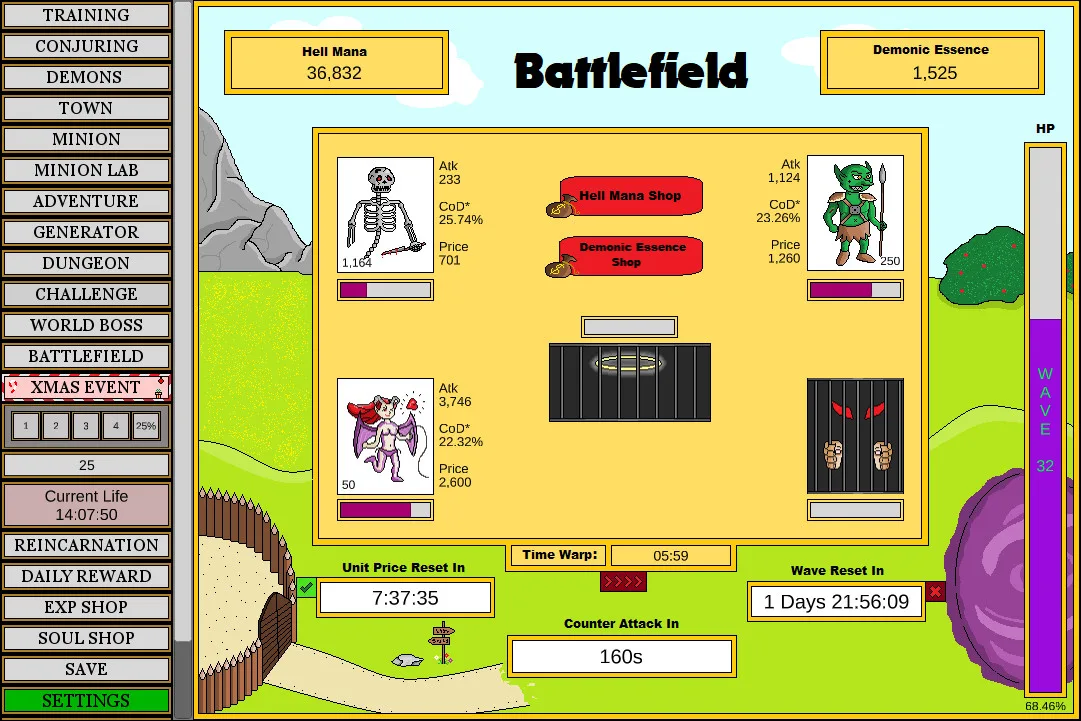 Wizard And Minion Idle screenshot 2