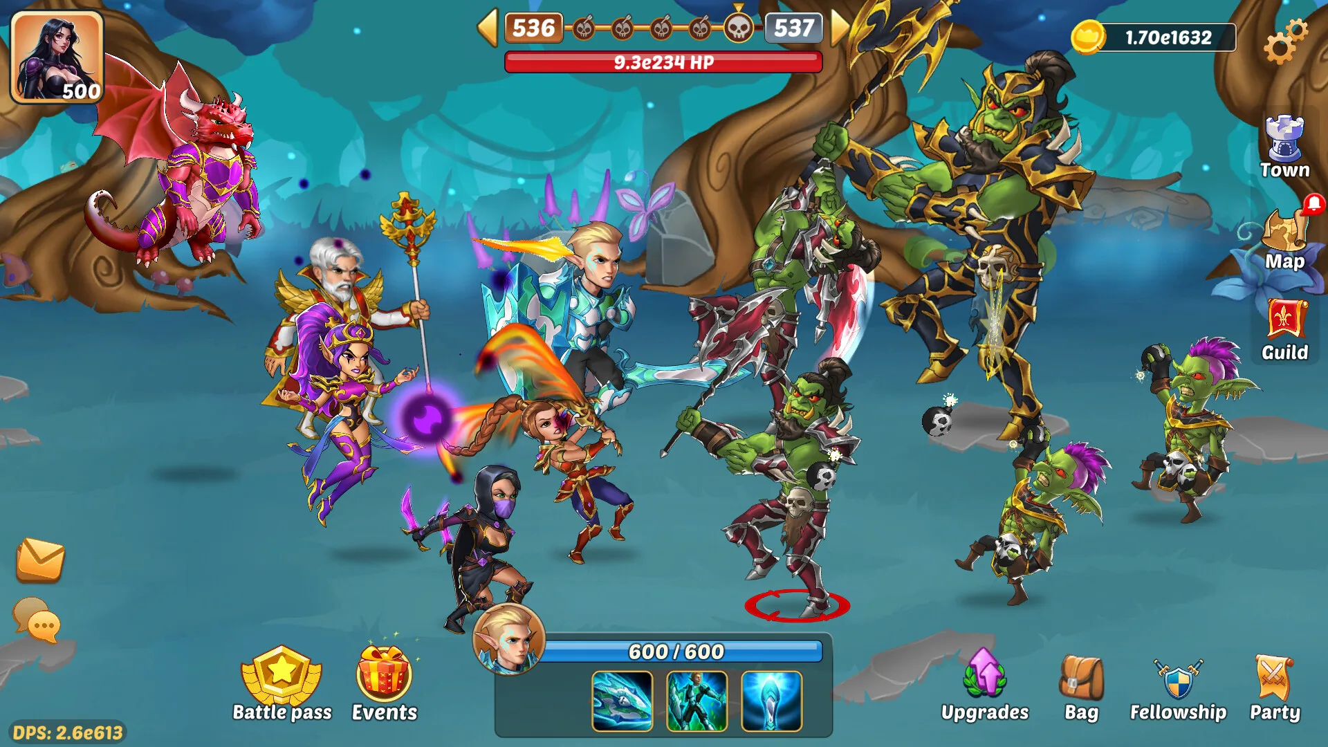 Firestone – Idle Clicker Online RPG screenshot 1