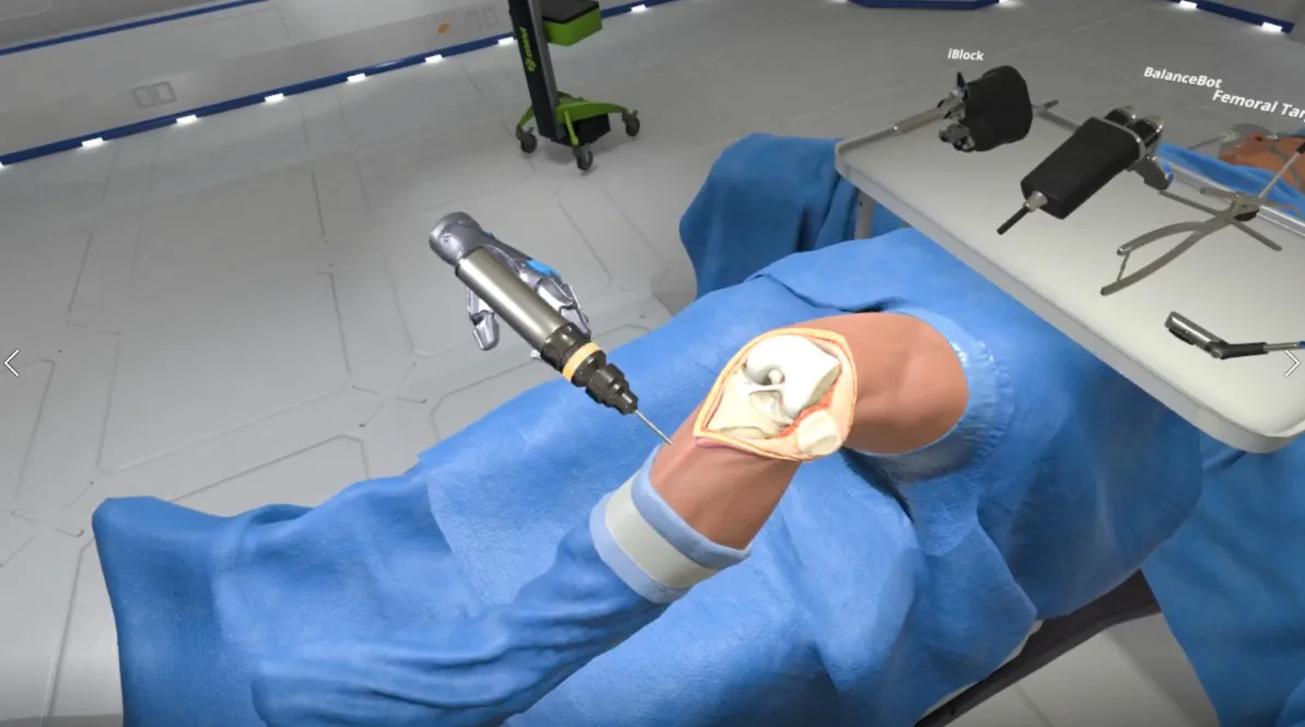 Ghost Productions: Wraith VR Total Knee Replacement Surgery Simulation screenshot 2