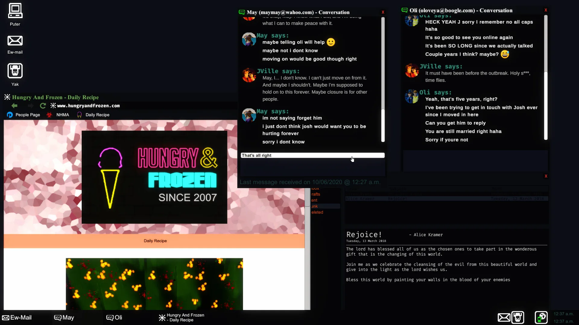 Last Message screenshot 1