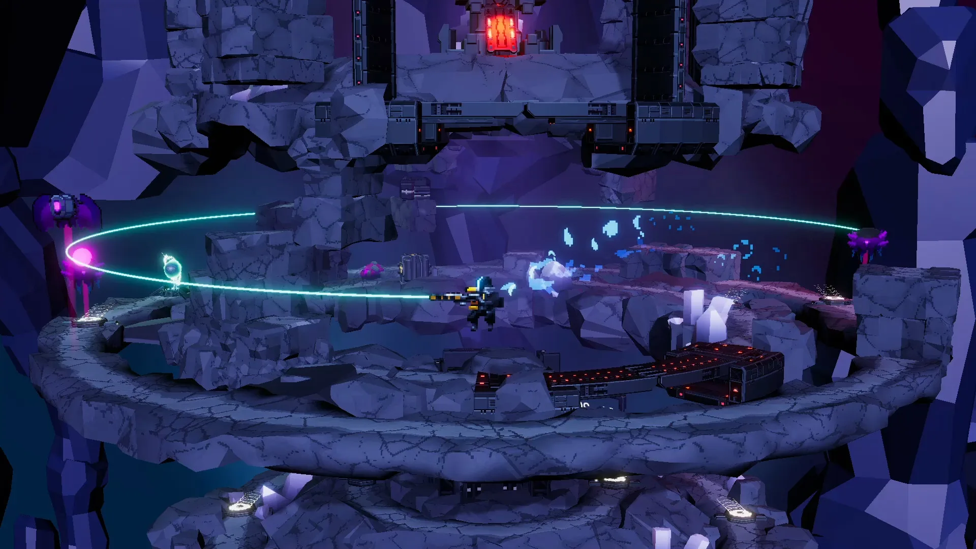 Orbital Bullet – The 360° Rogue-lite screenshot 1