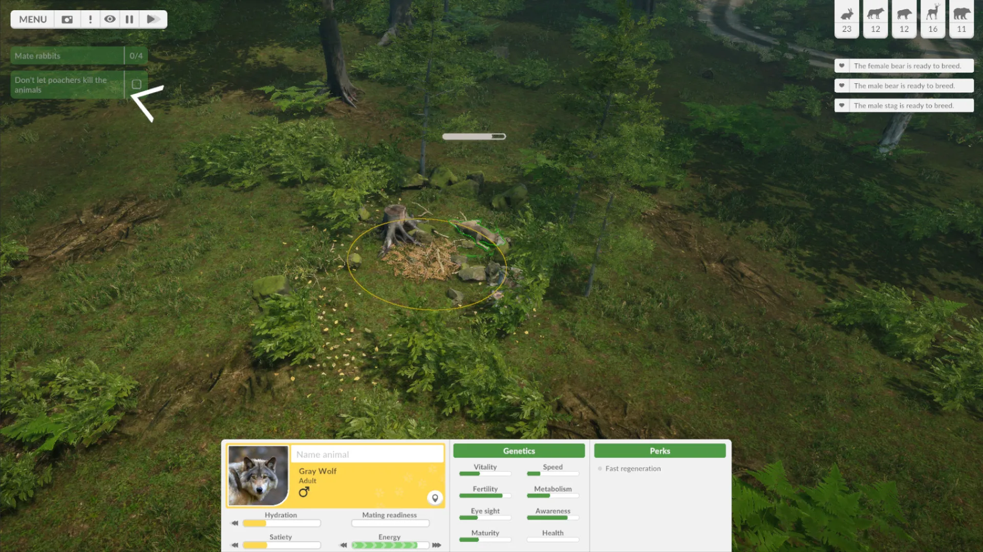 Natural Instincts: European Forest screenshot 1