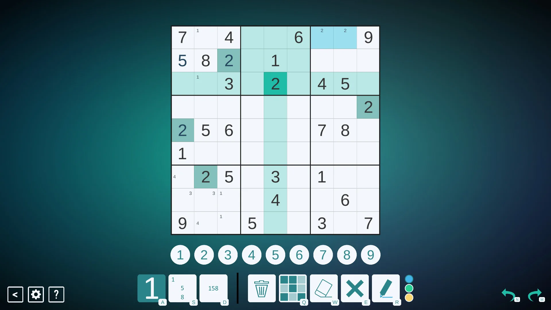Classic Sudoku screenshot 1