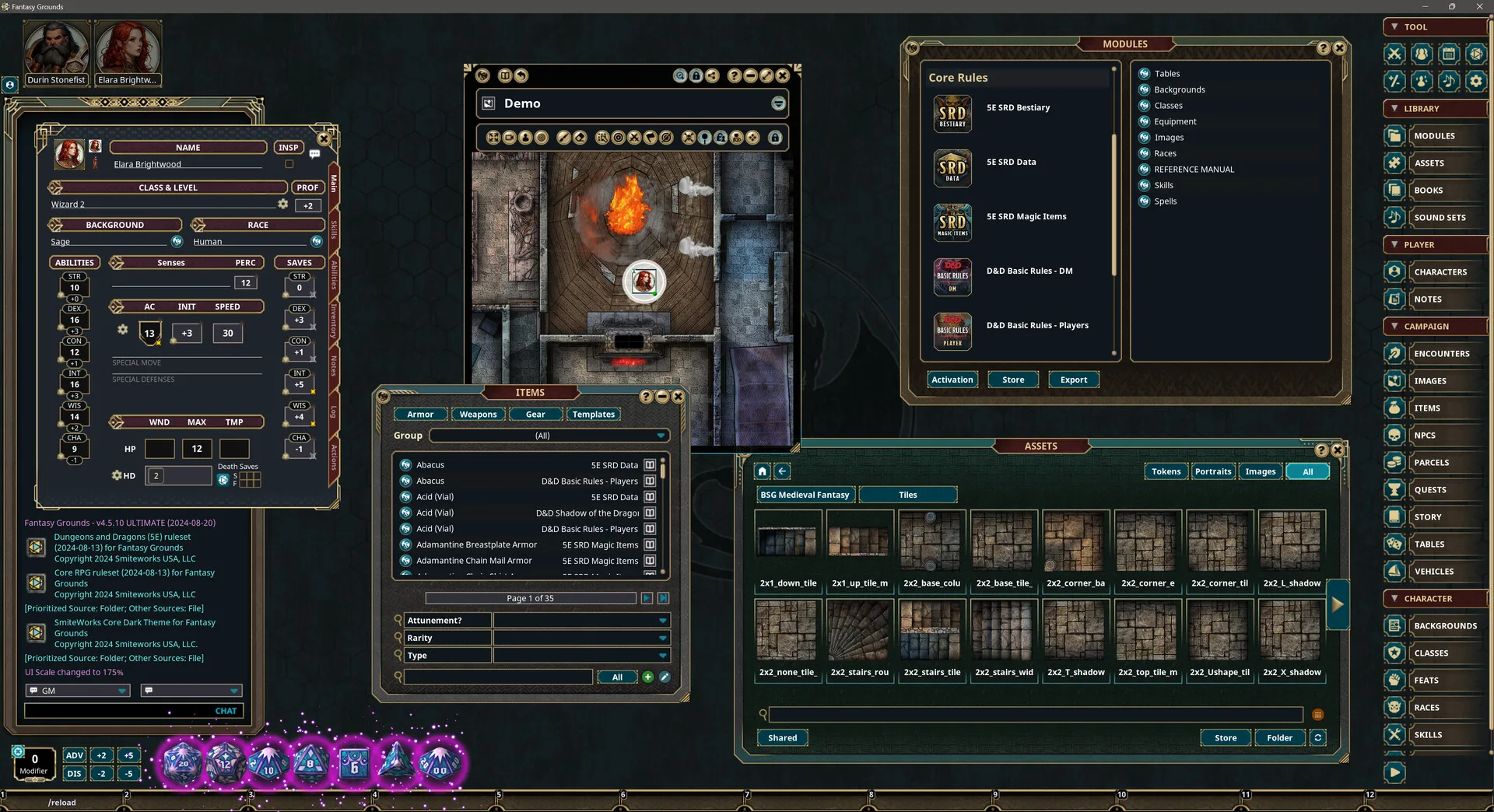 Fantasy Grounds VTT screenshot 2