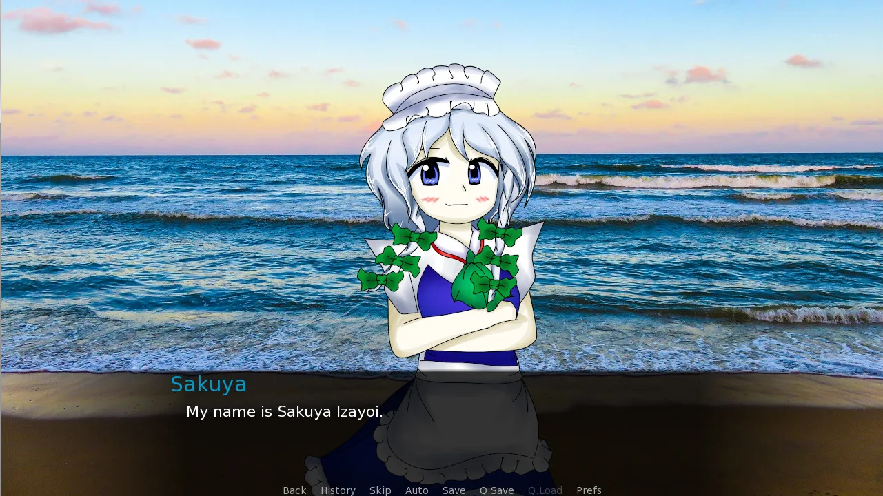 Sakuya Izayoi Gives You Advice And Dabs screenshot 1