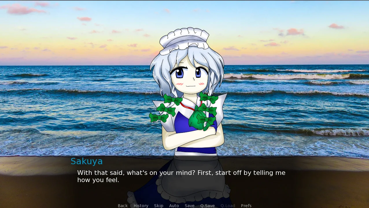 Sakuya Izayoi Gives You Advice And Dabs screenshot 2