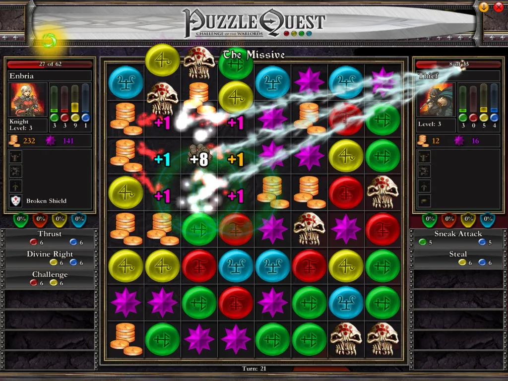 PuzzleQuest: Challenge of the Warlords screenshot 5
