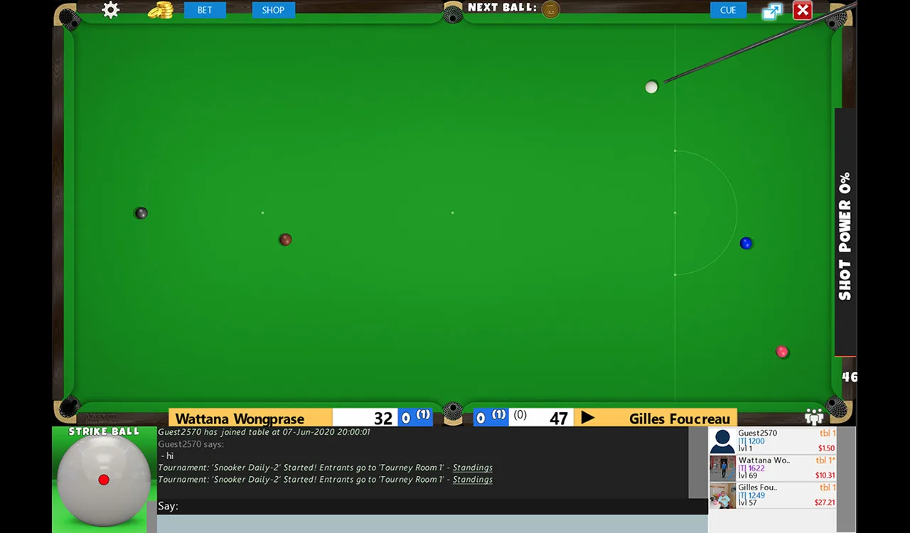 Flash Snooker Game screenshot 4