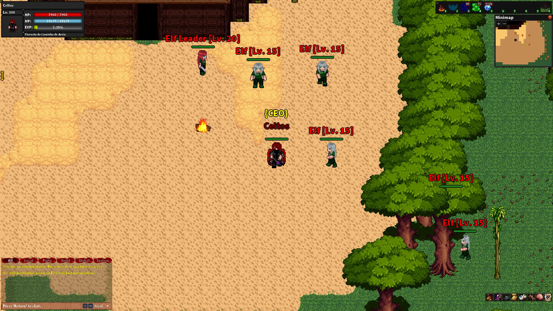 Rebornia - MMORPG 2D screenshot 2