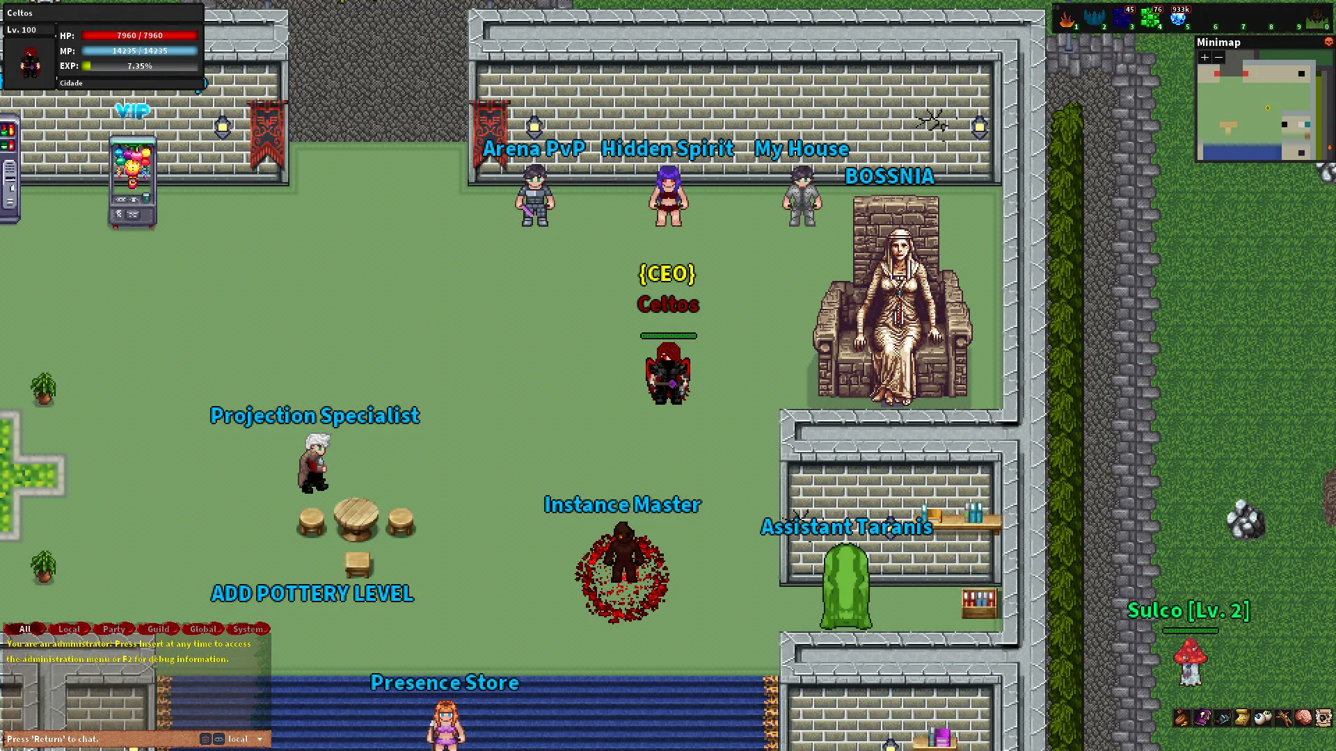 Rebornia - MMORPG 2D screenshot 4