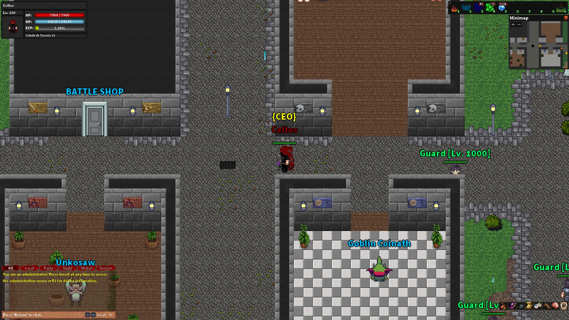 Rebornia - MMORPG 2D screenshot 5