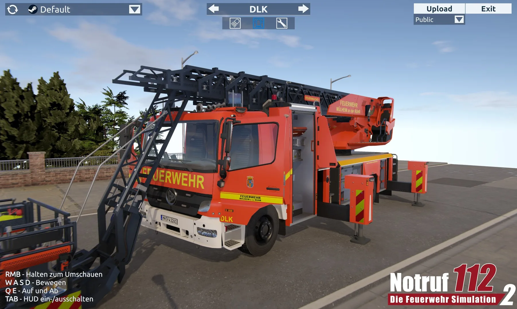 Notruf 112 - Die Feuerwehr Simulation 2: Showroom screenshot 1