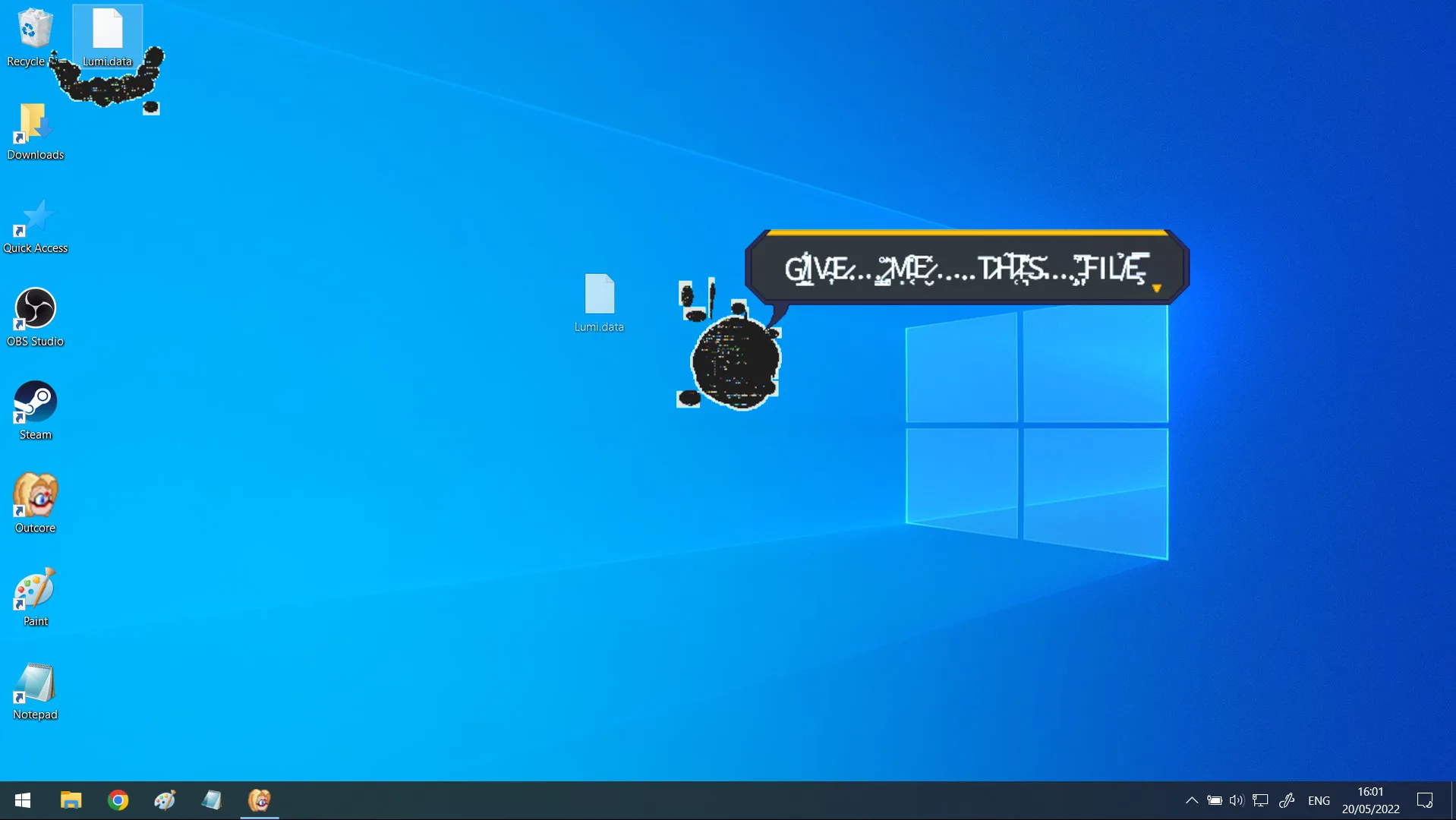 Outcore: Desktop Adventure screenshot 1