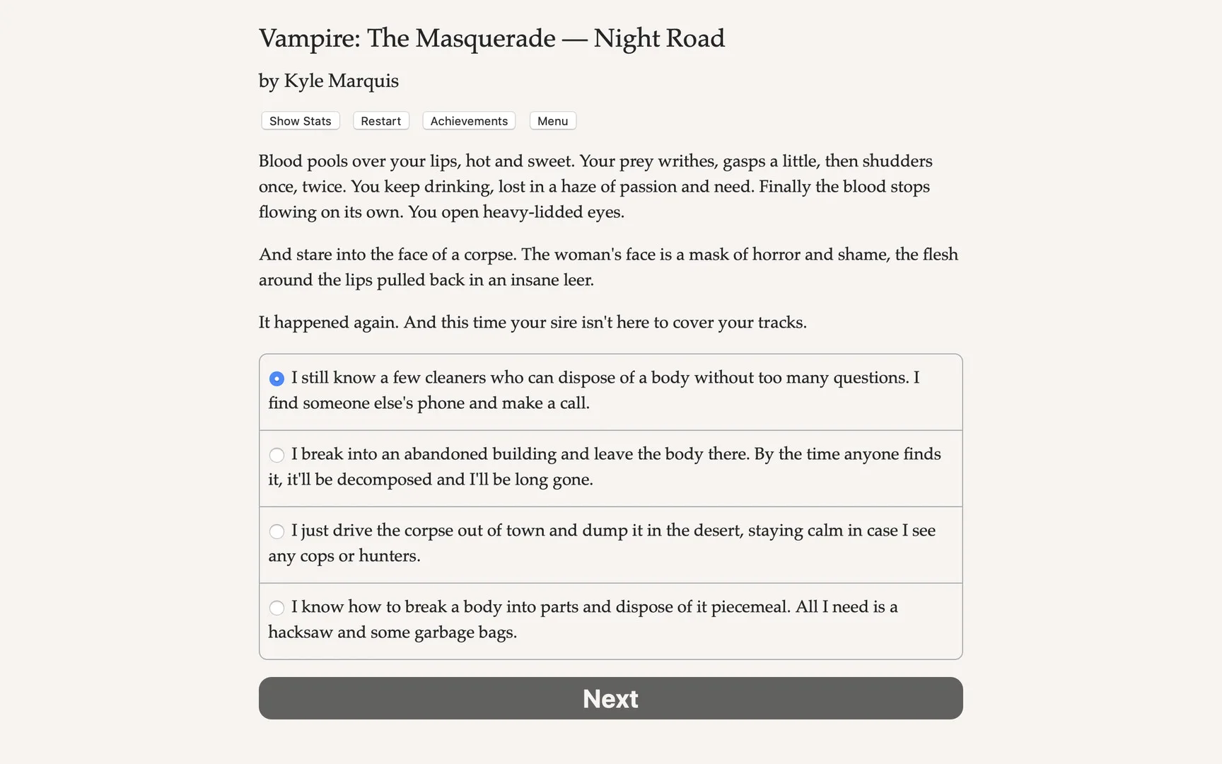 Vampire: The Masquerade — Night Road screenshot 5