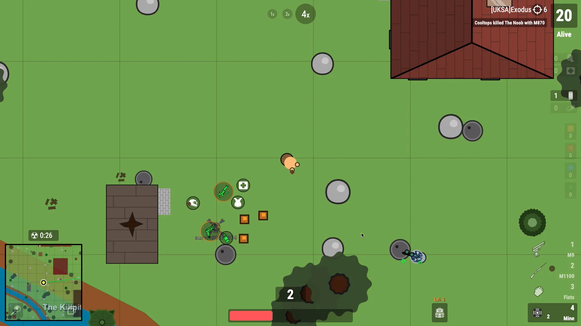 Surviv.io - 2D Battle Royale screenshot 1