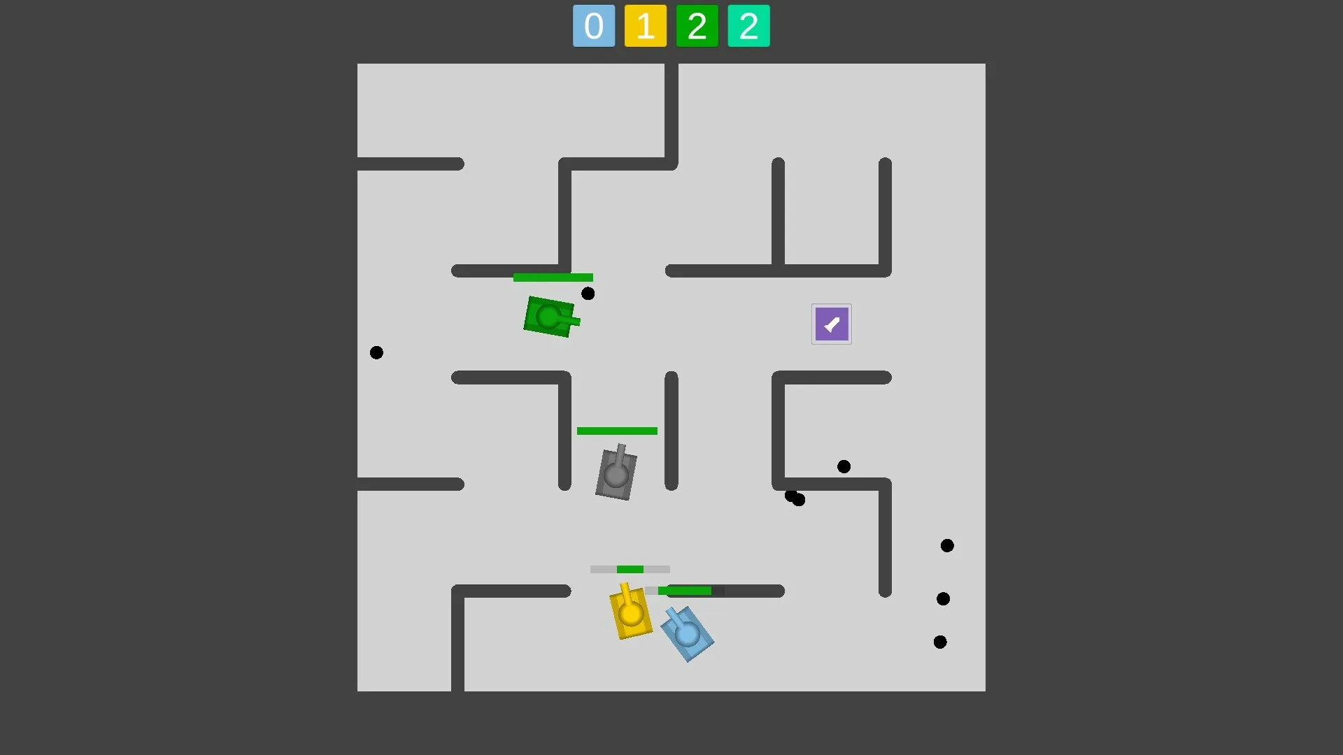 Tanks in Labyrinth screenshot 1