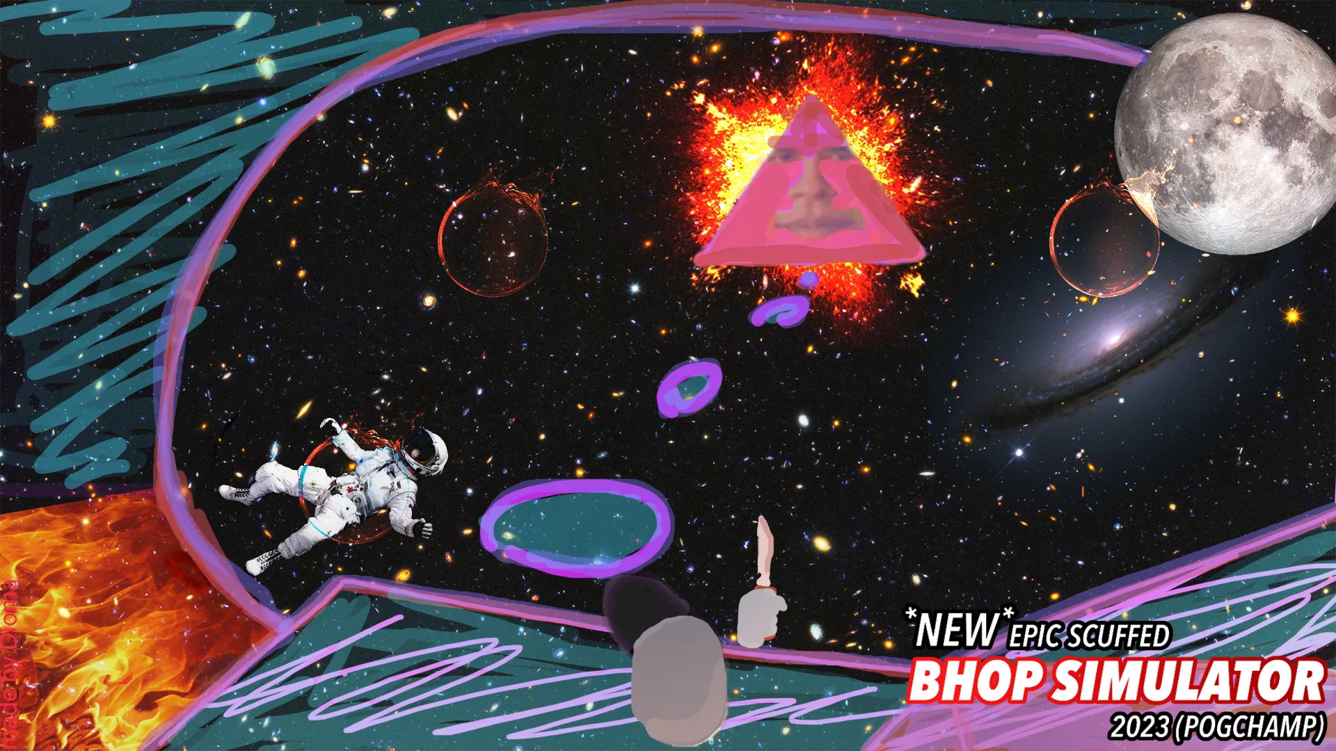 *NEW* SCUFFED EPIC BHOP SIMULATOR 2023 (POG CHAMP) screenshot 1