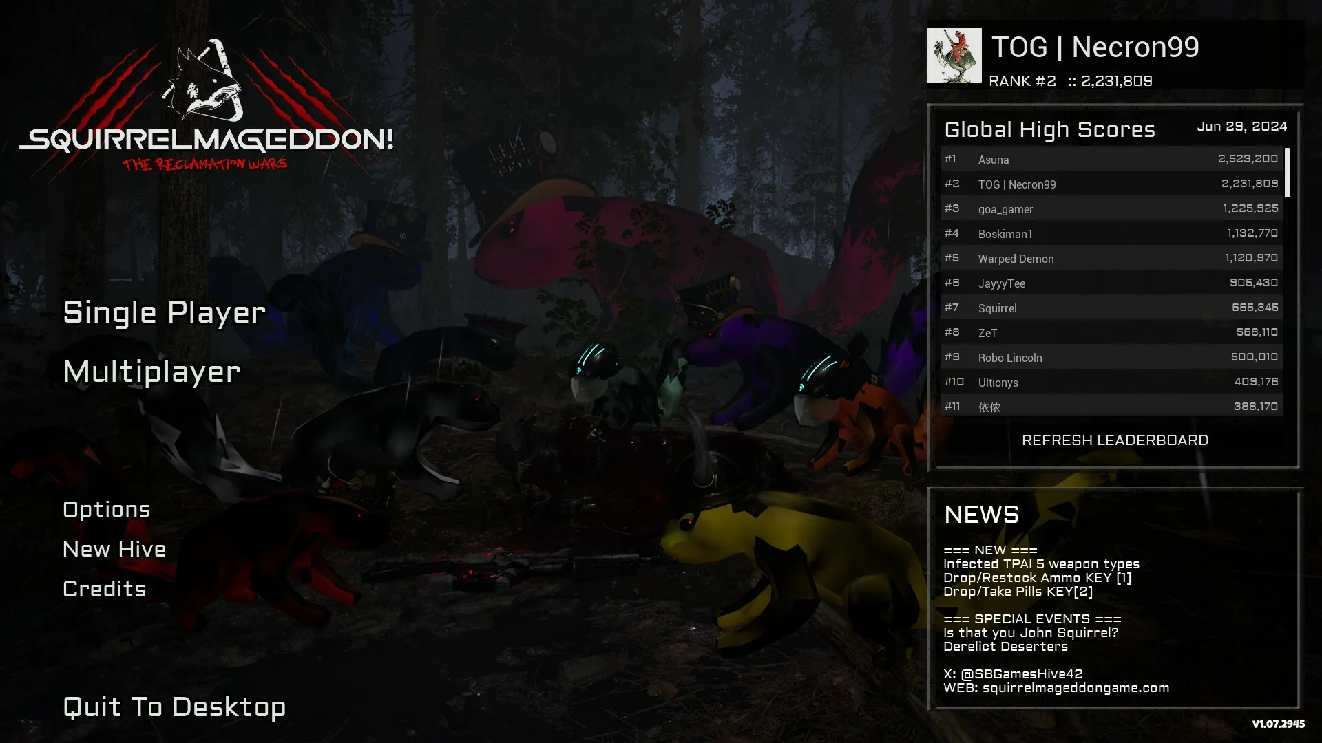 Squirrelmageddon! screenshot 1