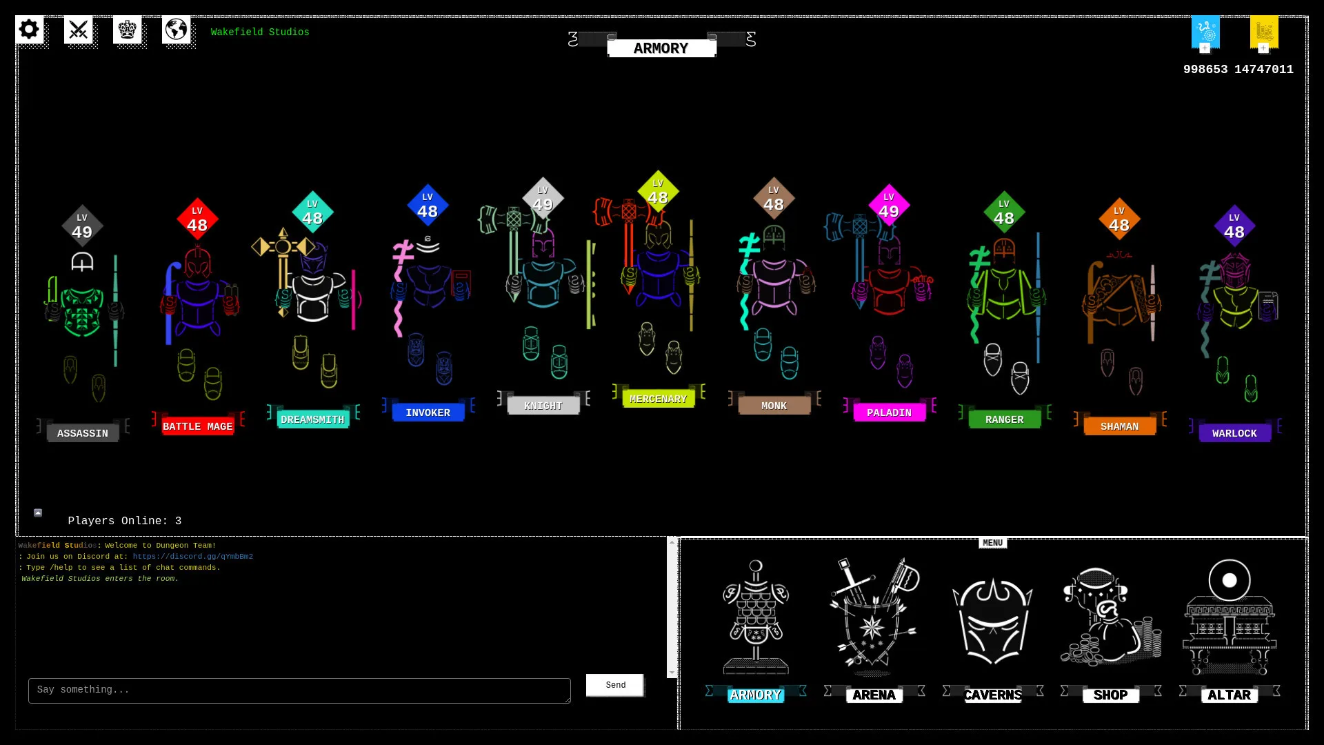 Dungeon Team screenshot 1