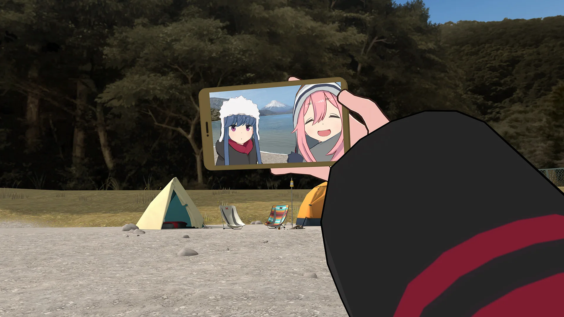 Laid-Back Camp - Virtual - Lake Motosu screenshot 2