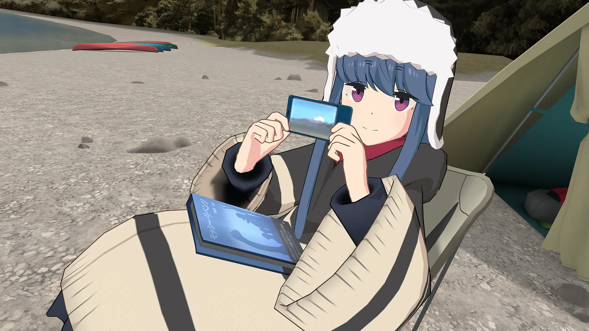 Laid-Back Camp - Virtual - Lake Motosu screenshot 3
