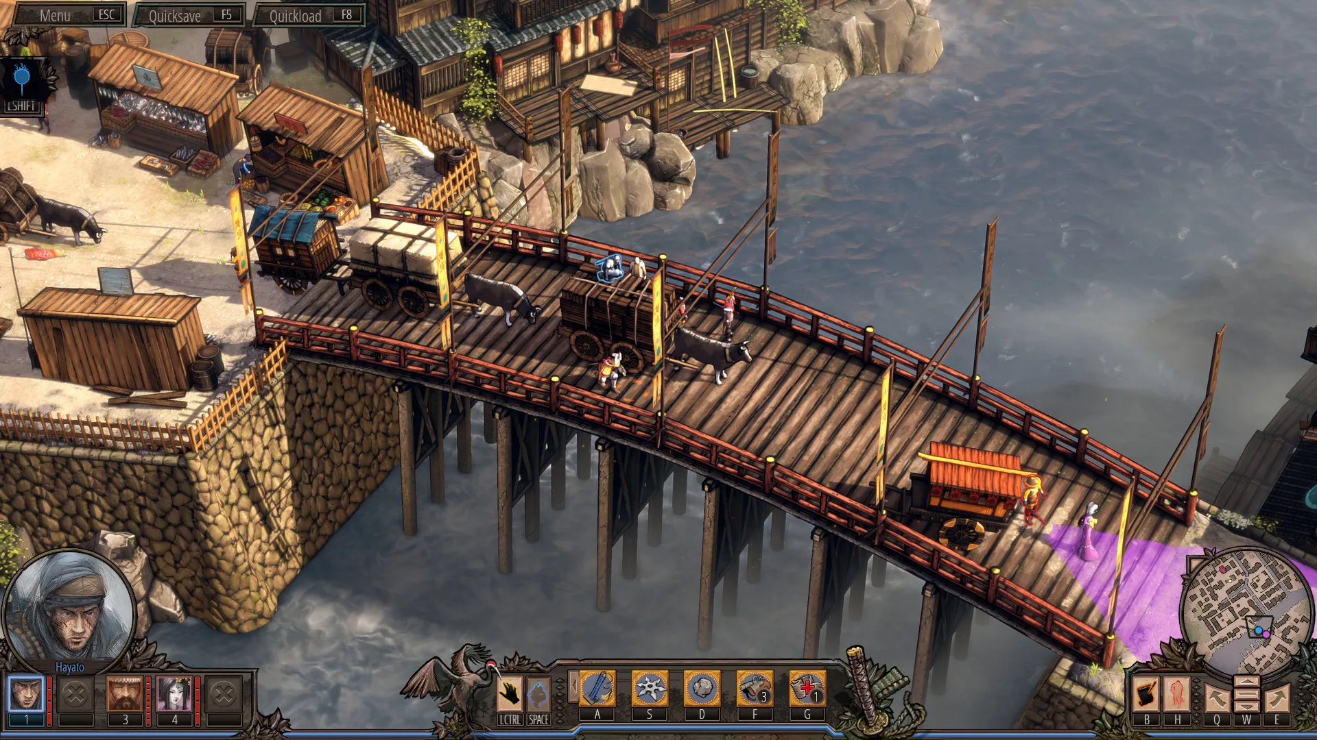 Shadow Tactics: Aiko's Choice screenshot 1