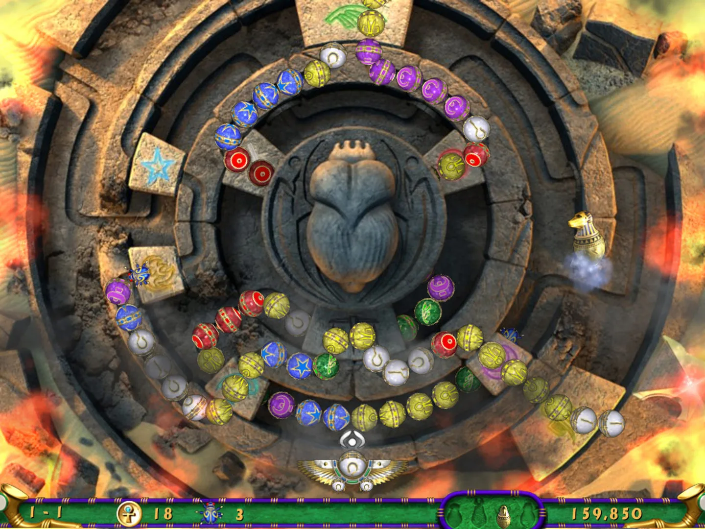 Luxor 3 screenshot 2