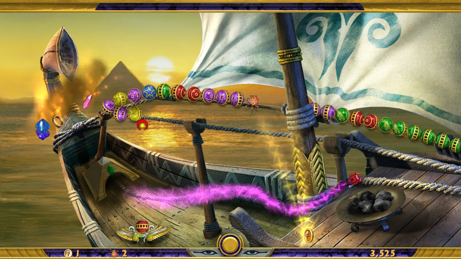 Luxor: Quest for the Afterlife screenshot 1