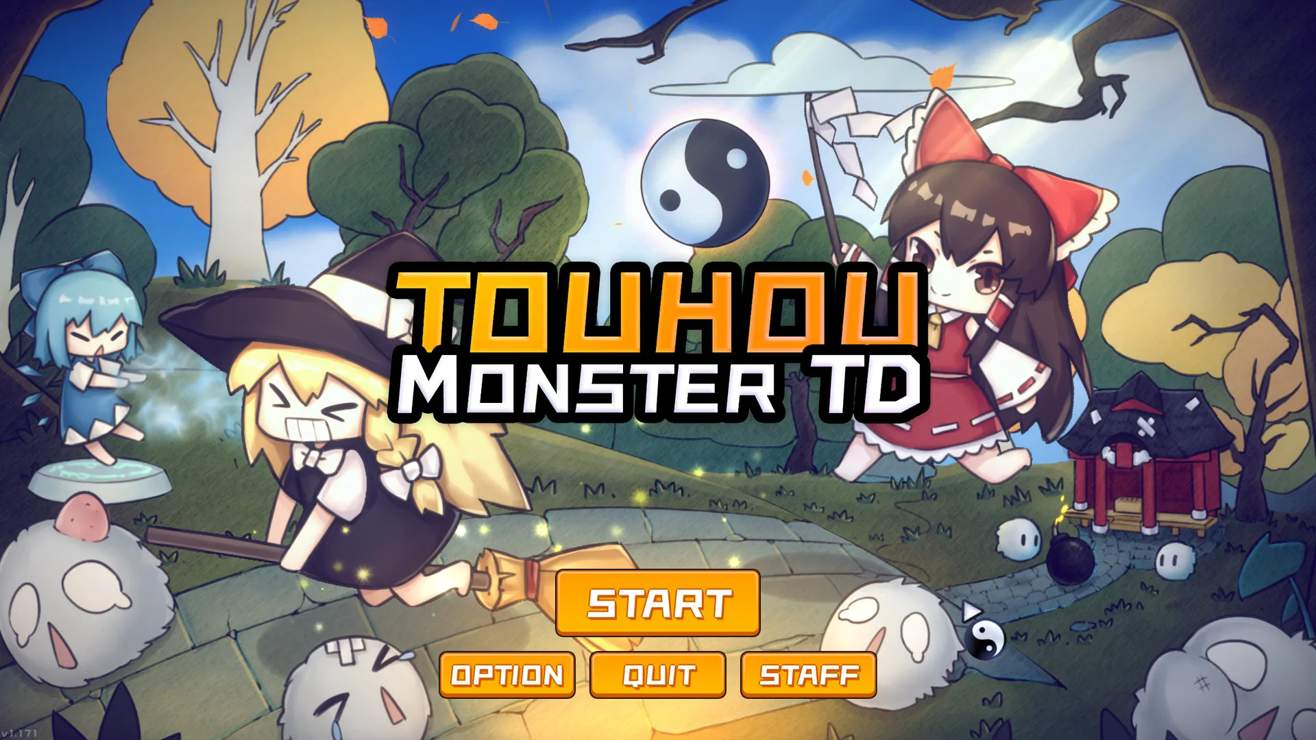 Touhou Monster TD ~ 幻想乡妖怪塔防 screenshot 1